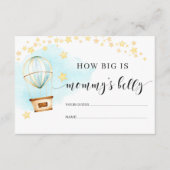 ママのベリーカード熱気球の大きさ エンクロージャーカード (正面)