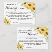 ママのベリーゲームのバイリンガルシャワーカードの大きさ プレイスカード (正面/裏面)