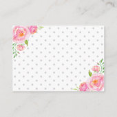 ママのベリーゲームカードエレファントベビーシャワーを推測 エンクロージャーカード (裏面)