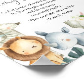 ママのベリーサファリベイビーシャワーゲームの大きさ ポスター (角)