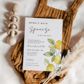 ママのメインスクイーズでベイビーシャワーを楽しむ 招待状