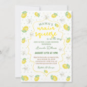 ママのメインスクイーズ赤ちゃんシャワー 招待状 (正面)