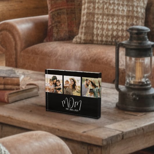 ママのモダンなボールドスクリプト ブラック3 フォト