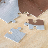 ママのモダンなミニマル写真 ジグソーパズル (側面)