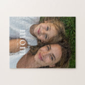 ママのモダンなミニマル写真 ジグソーパズル (横)