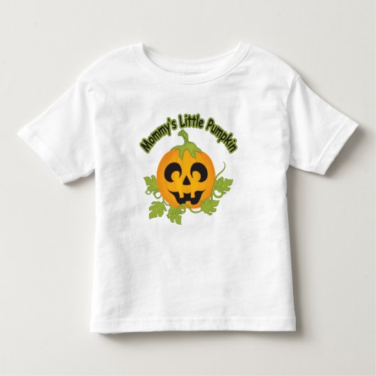 ママのリトルカボチャ トドラーTシャツ (正面)