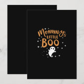 ママのリトルブー ハロウィン クラシック デザイン シーズンカード (正面/裏面)