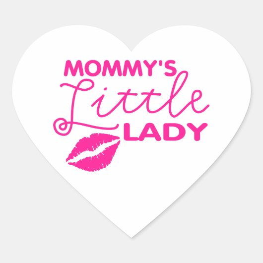 ママのリトルレディ ハートシール (正面)