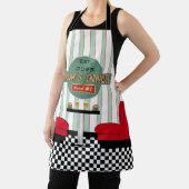 ママのレトロダイナーとバーガー&ビール エプロン (インサイチュ)