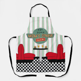 ママのレトロダイナーとバーガー&ビール エプロン