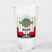 ママのレトロダイナーとバーガー&ビール タンブラーグラス (裏面)