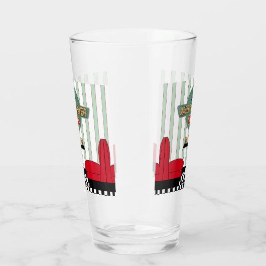 ママのレトロダイナーとバーガー&ビール タンブラーグラス (右)