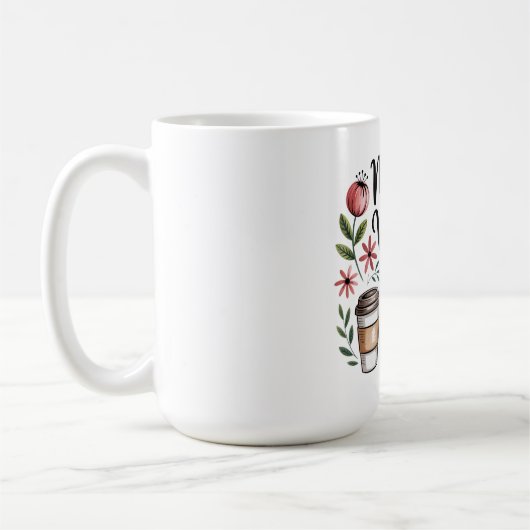 ママの優しい雰囲気だけ コーヒーマグカップ (左)