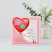 ママの優しさハート風船カード カード (スタンド正面)