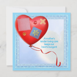 ママの優しさハート風船カード カード