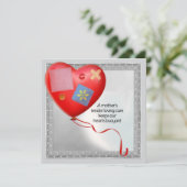 ママの優しさハート風船カード カード (スタンド正面)