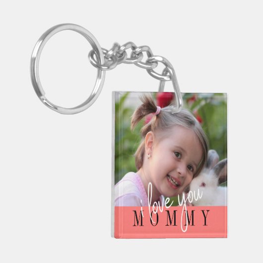 ママの写カスタム真 キーホルダー (正面左)