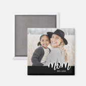 ママの写真で作った母の日ギフト マグネット (正面/裏面)