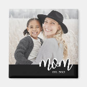 ママの写真で作った母の日ギフト マグネット (正面)