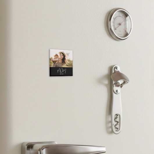 ママの写真で母の日を祝おう マグネット