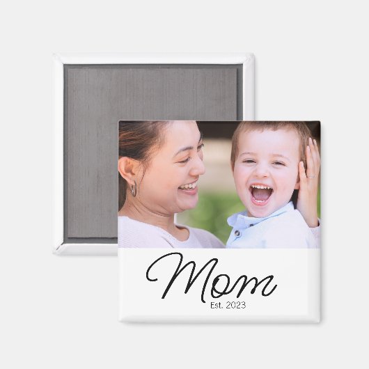 ママの写真ギフト マグネット (正面/裏面)