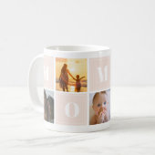 ママの写真コラージュ母の日 コーヒーマグカップ (正面左)