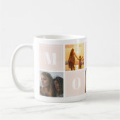 ママの写真コラージュ母の日 コーヒーマグカップ (左)