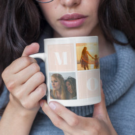 ママの写真コラージュ母の日 コーヒーマグカップ