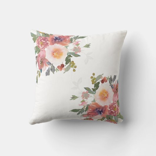 ママの写真愛してるママの日の贈り物フローラ クッション (裏面)