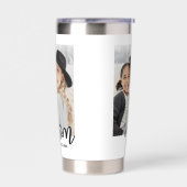 ママの写真 保温保冷タンブラー (左面)