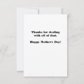 ママの名言カード サンキューカード (裏面)