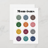 ママの名言カード サンキューカード (正面/裏面)