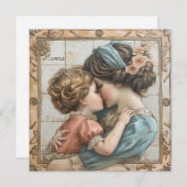 ママの喜びの瞬間：スイートカード シーズンカード (正面/裏面)