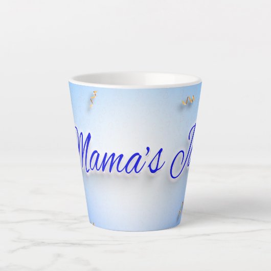ママの喜び カフェラテマグ (正面)