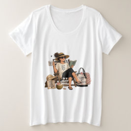 ママの夏モードTシャツ プラスサイズTシャツ