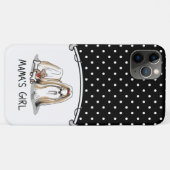 ママの女の子シーズー（犬）子tzu (tan white)犬ママかわいい Case-Mate iPhoneケース (裏面(横))