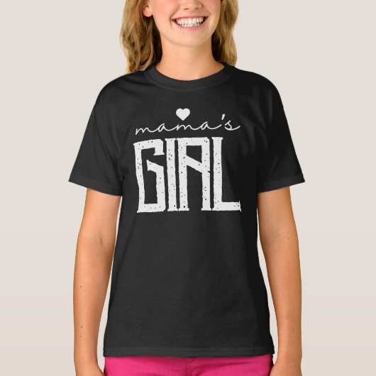 ママの女の子マッチングママの娘 Tシャツ (正面)