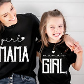 ママの女の子マッチングママの娘 Tシャツ