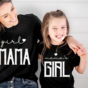 ママの女の子マッチングママの娘 Tシャツ