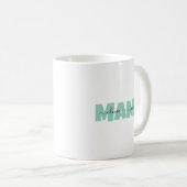 ママの子供の名前カスタマイズ コーヒーマグカップ (正面右)