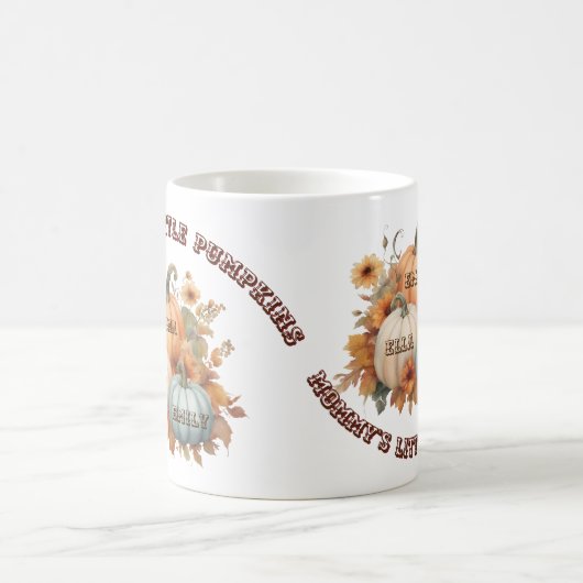 ママの小さなかぼちゃ コーヒーマグカップ (中央)