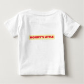ママの小さなエネルギーロケット ベビーTシャツ (裏面)