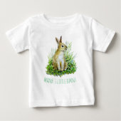 ママの小さなバニー ベビーTシャツ (正面)