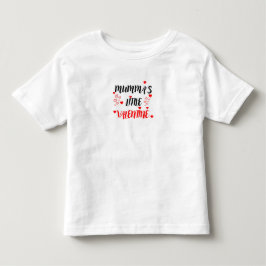 ママの小さなバレンタイン・トドラーTシャツ - かわいい トドラーTシャツ