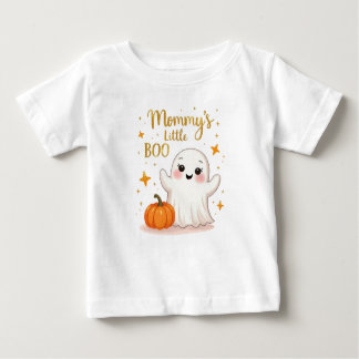 ママの小さなブハロウィン幼児 ベビーTシャツ