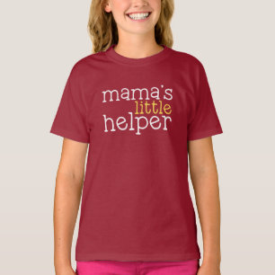ママの小さなヘルパー。 Tシャツ