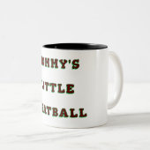 ママの小さなミートボールイタリアンおもしろい ツートーンマグカップ (正面右)