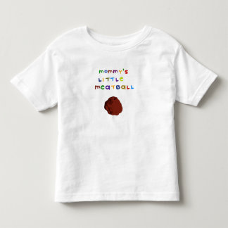 ママの小さなミートボール かわいい子供Tシャツ トドラーTシャツ