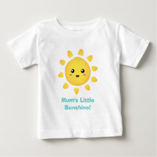 ママの小さな幸せの太陽 ベビーTシャツ