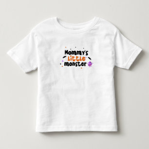 ママの小さな怪物、かわいいハロウィーン トドラーTシャツ